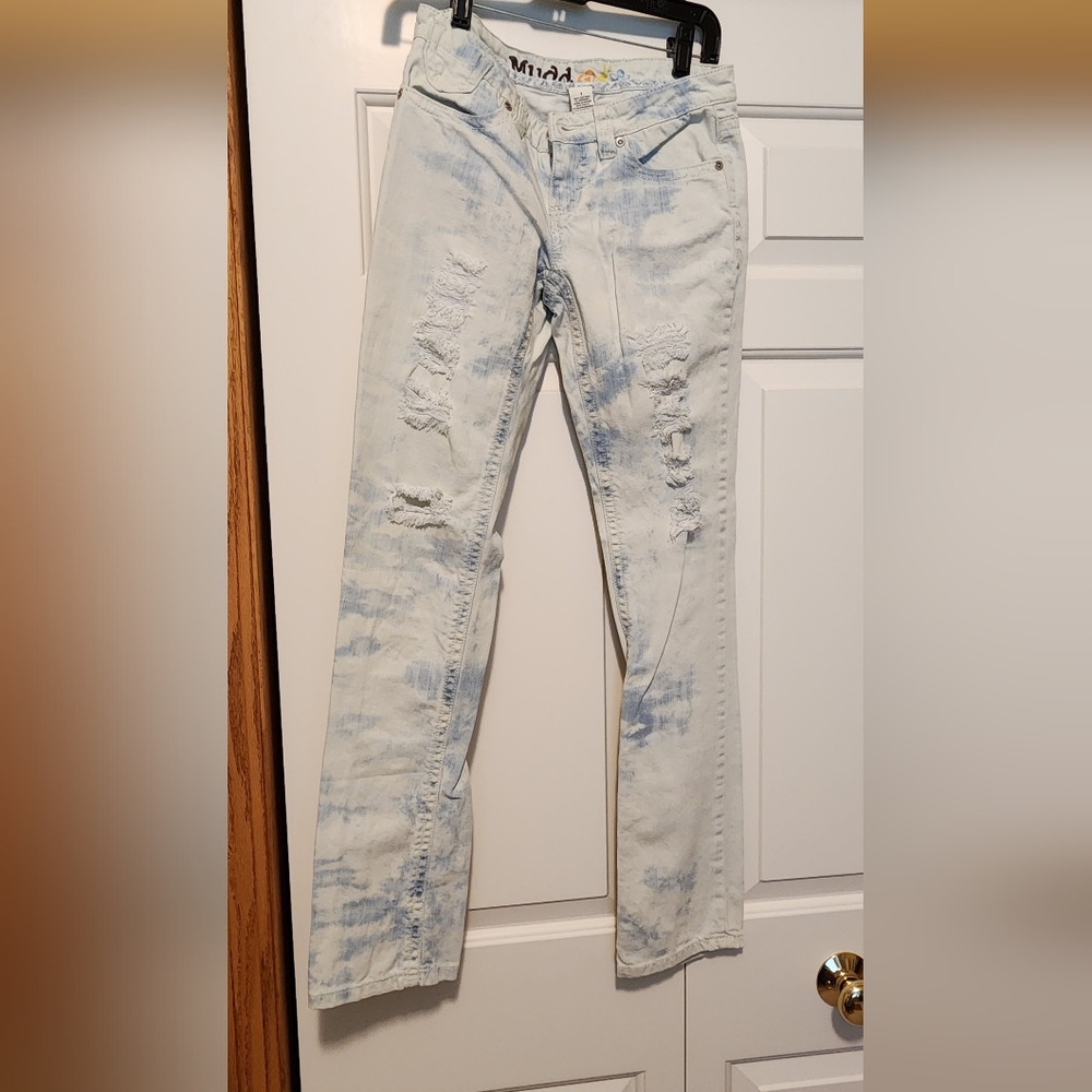 Acid wash mudd jeans